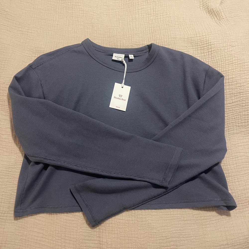 Aritzia Sunday Best Baby Waffle Longsleeve